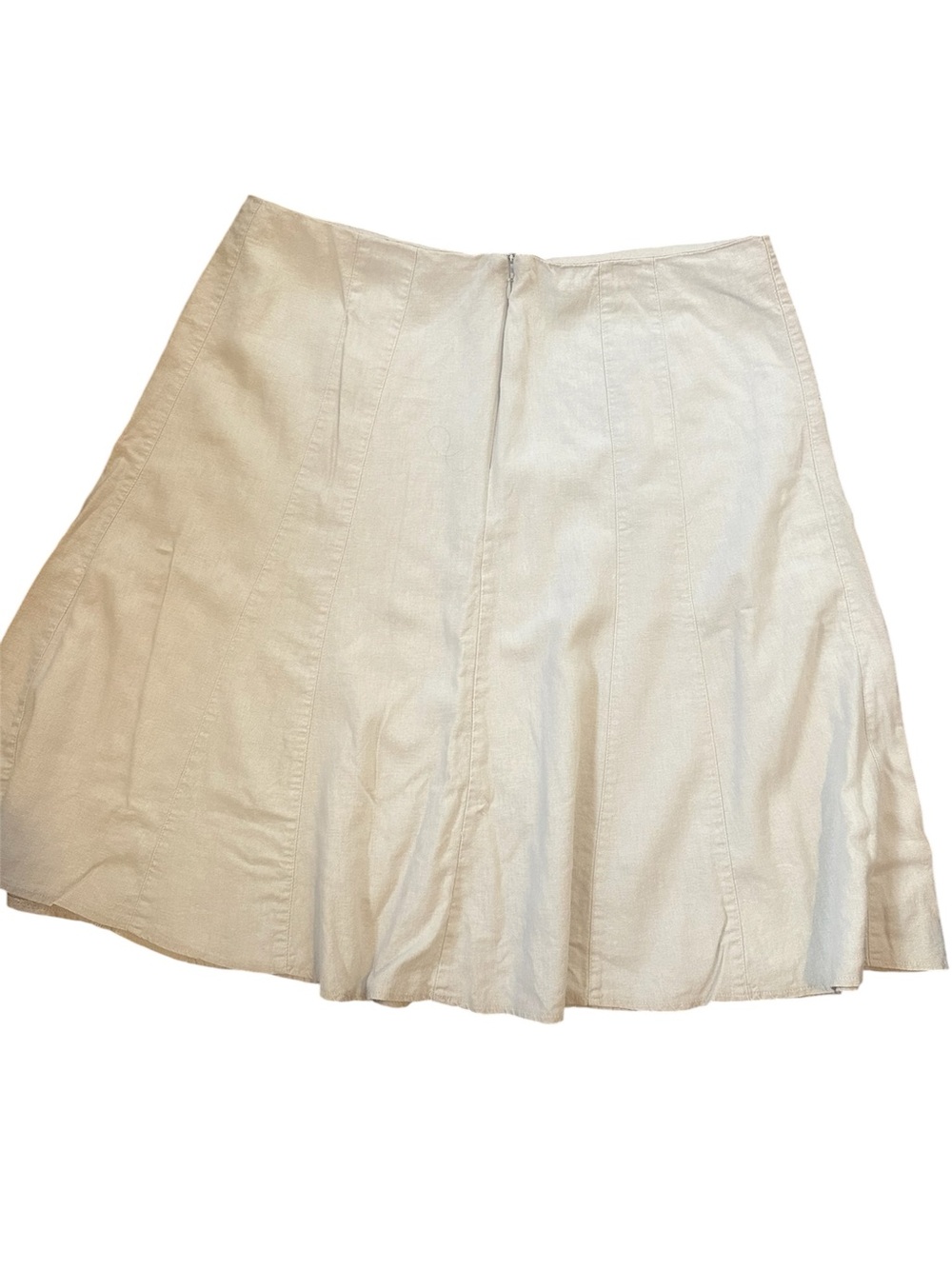 DressBarn linen khaki circle skirt woman’s size 18